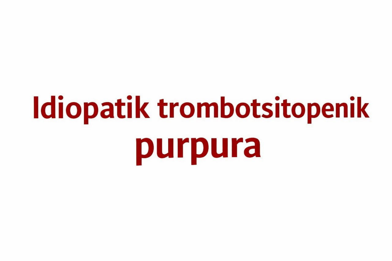 Klinik holat: idiopatik trombotsitopenik purpura bilan asoratlangan homiladorlikni yuritish
